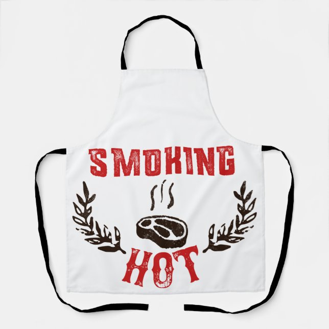 BBQ, Smoke & Grill- Smoking Hot Apron (Front)