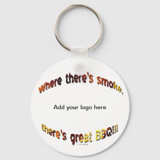 BBQ Smoke Keychain