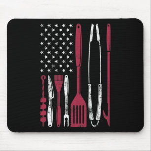 Bbq Smoker Byrbecue Chef Smoking Tools Grilling Pi Mouse Pad