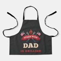 BBQ Smoker Stand Back Dad Is Grilling Funny Father