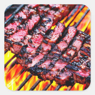 BBQ SQUARE STICKER