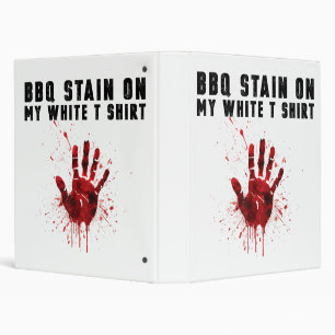 Bbq Stain On My White Binder