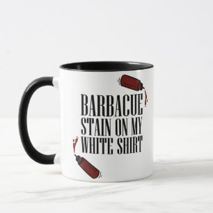 BBQ Stain on my White  Mug