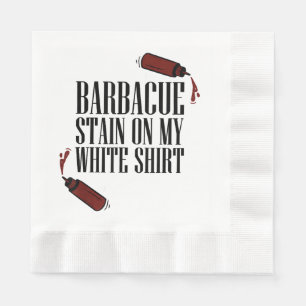 BBQ Stain on my White Napkin