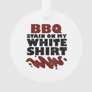 BBQ Stain on my White Ornament
