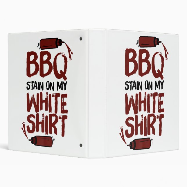 BBQ Stain on my White Premium  Binder (Background)