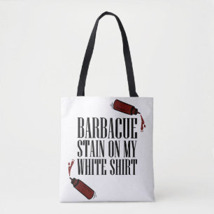 BBQ Stain on my White Tote Bag