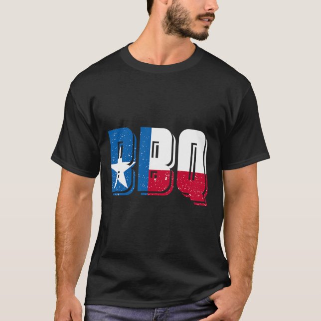 Bbq Texas 1  T-Shirt (Front)