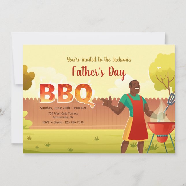BBQ Time Invitation (Front)