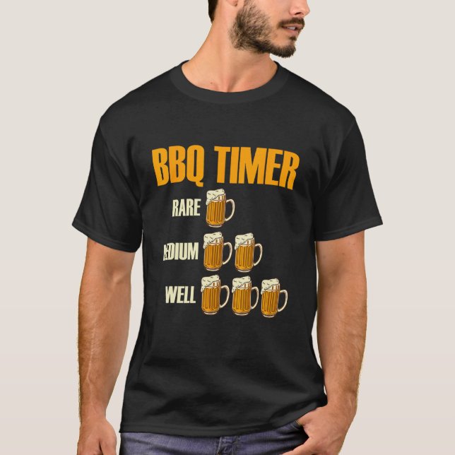BBQ Timer Barbecue T-Shirt (Front)
