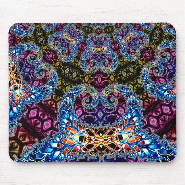 BBQSHOES: Fractal Vortex Digital Art 1020HTC Mouse Pad (Front)