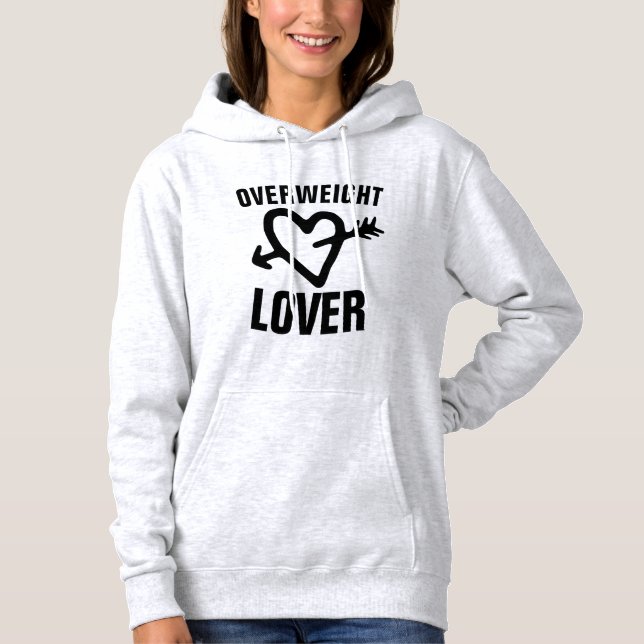BBW OVERWEIGHT LOVER Vintage T-Shirts (Front)