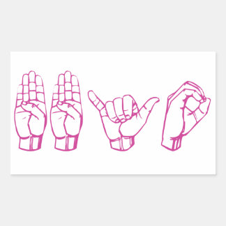 BBYO ASL STICKER