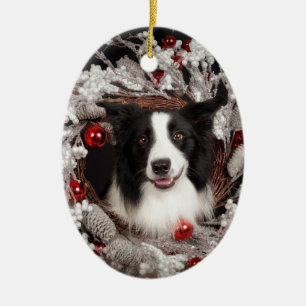 BC Christmas Ceramic Ornament