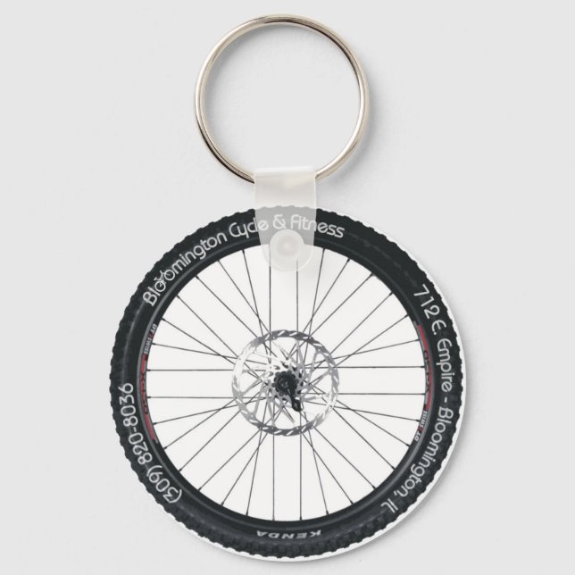 BC&F Bike Tire Key Chain (Front)