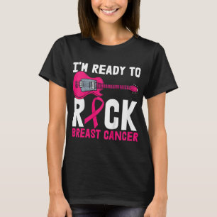 BC Kids I Am Ready To Rock Breast Cancer Awareness T-Shirt