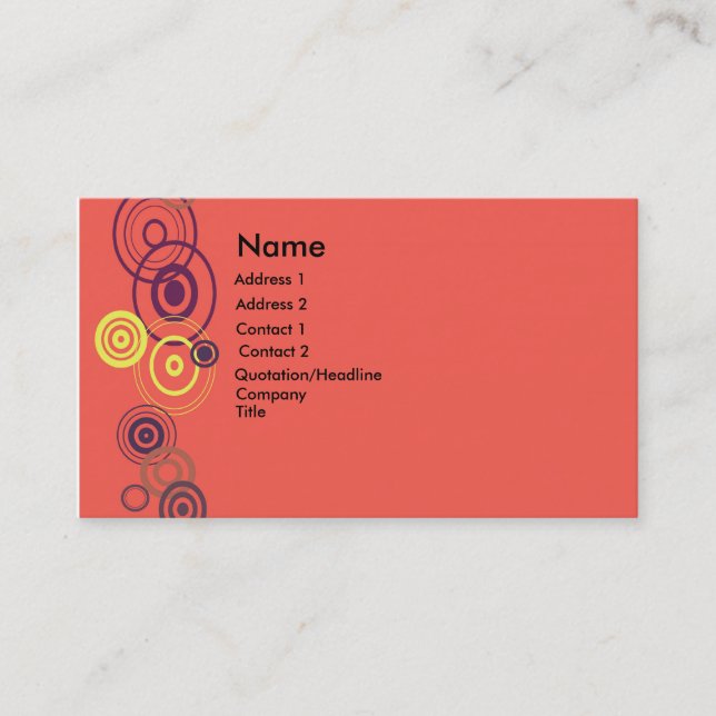 bc, Name, Address 1, Address 2, Contact 1, Cont... Business Card (Front)