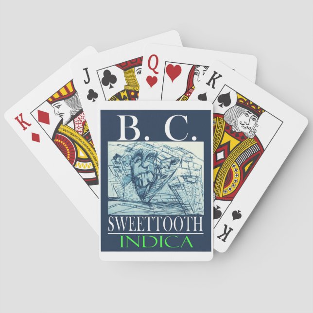 BC SWEETTOOTH INDICA PLAYING CARDS (Back)