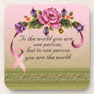 BCA dessous de verre en plastique/dossier en liège