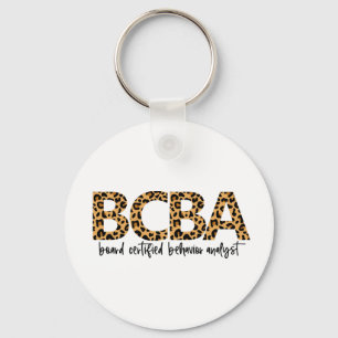 BCBA, bcba gift, behaviour analyst, ABA, BCBA  Keychain