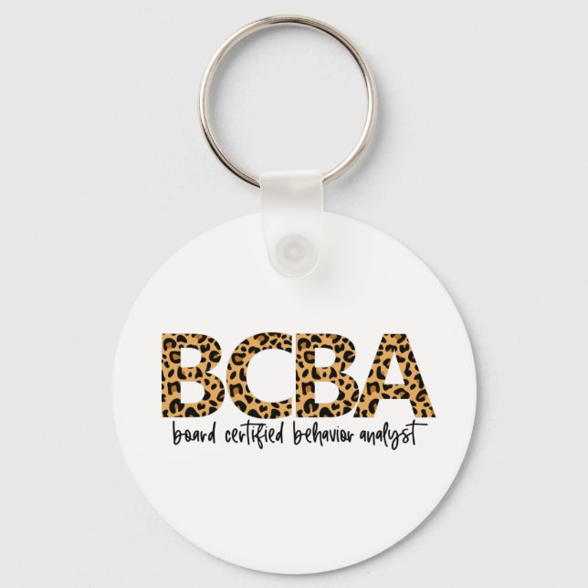 BCBA, bcba gift, behaviour analyst, ABA, BCBA  Keychain (Front)