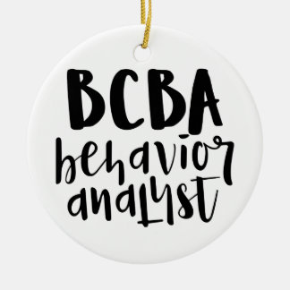 BCBA, BCBA gift, behaviour analyst, Ceramic Ornament