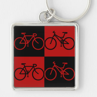 BCF Black and Red Bike Keychain