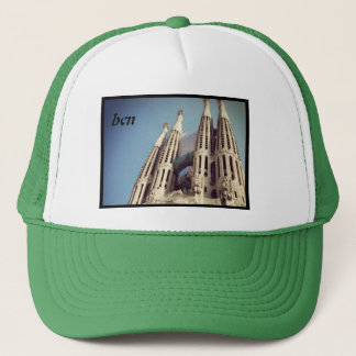 bcn gaudi trucker hat