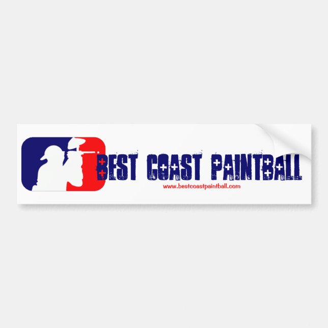 BCP Paintball Sport Logo Bumper Sticker (Front)
