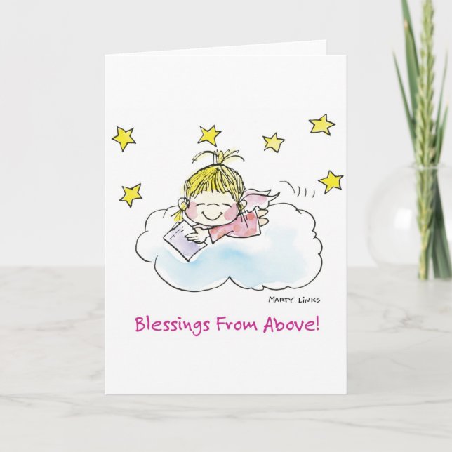 BD-004 Birthday Angel Card (Front)