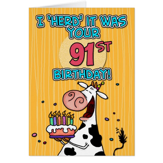 bd cow - 91 card