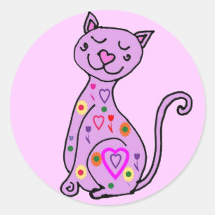 BD- Cute cat cartoon stickers