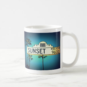 Bd. de coucher du soleil. Tasse