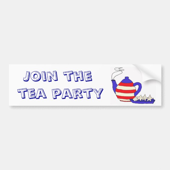 BD- Join the Tea Party Sticker (Front)