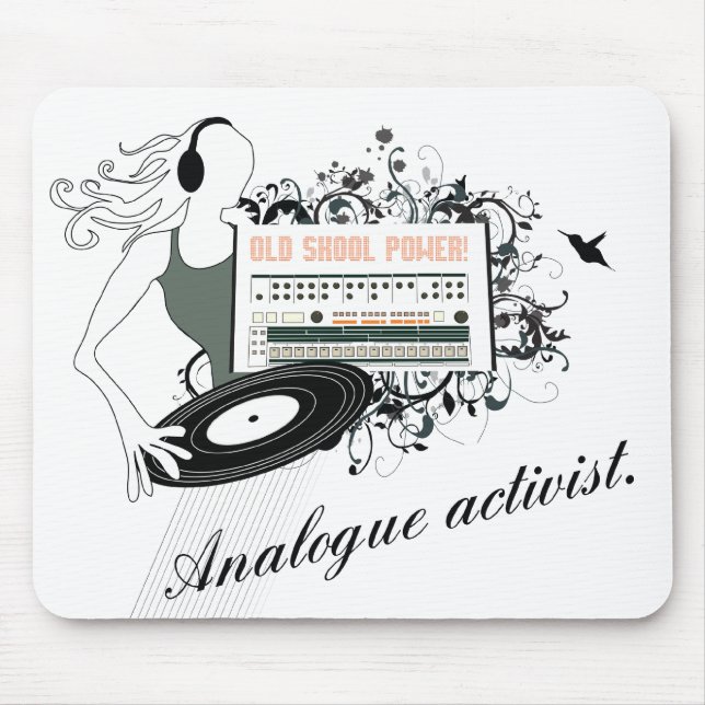 [ BD ] Old Skool Power - Celebration of Analogue Mouse Pad (Front)