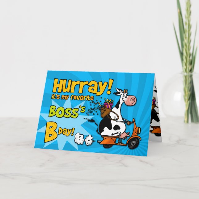 bd scooter cow - boss card (Front)