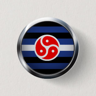 BD / SM PRIDE MEDALLION 1 INCH ROUND BUTTON