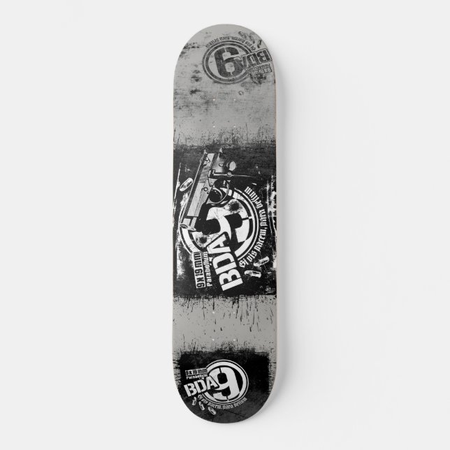 BDA 9 Skateboard Deck Skateboard (Recto)