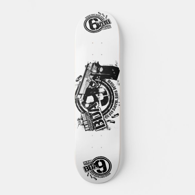 BDA 9 Skateboard Deck Skateboard (Recto)