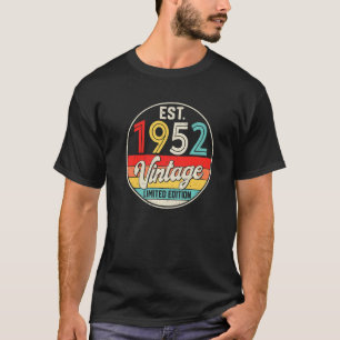 Bday 70 Year Old Vintage 1952 70th Birthday T-Shirt