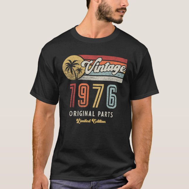 Bday Design For Classic 50th 1976 50 Year Old T-Shirt (Front)