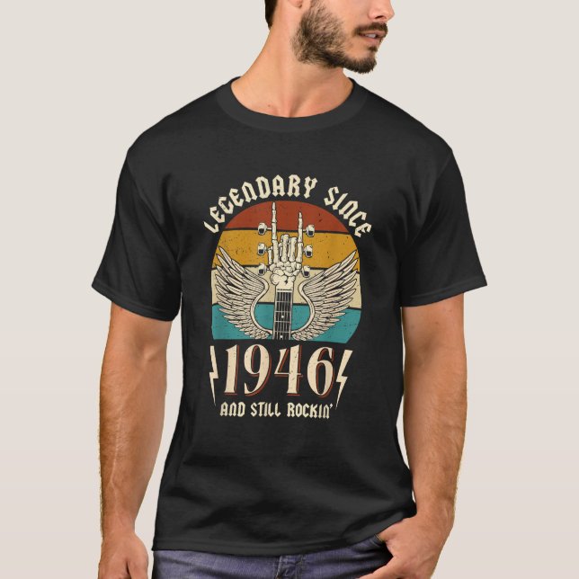 Bday Gift Born in 1946 Made in 1946 Design For T-Shirt (Front)
