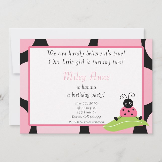 bday.. We can hardly believe it's true!Our li... Invitation (Front)
