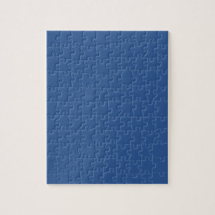  B'dazzled blue (solid color)  Jigsaw Puzzle