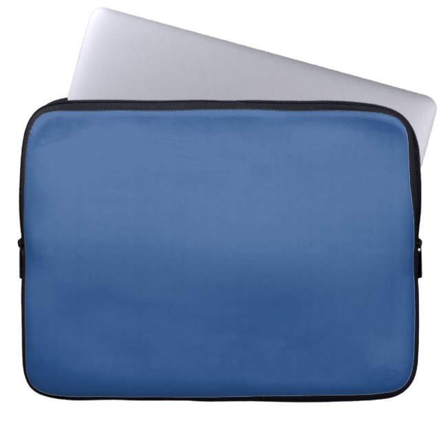  B'dazzled blue (solid color)  Laptop Sleeve (Front)