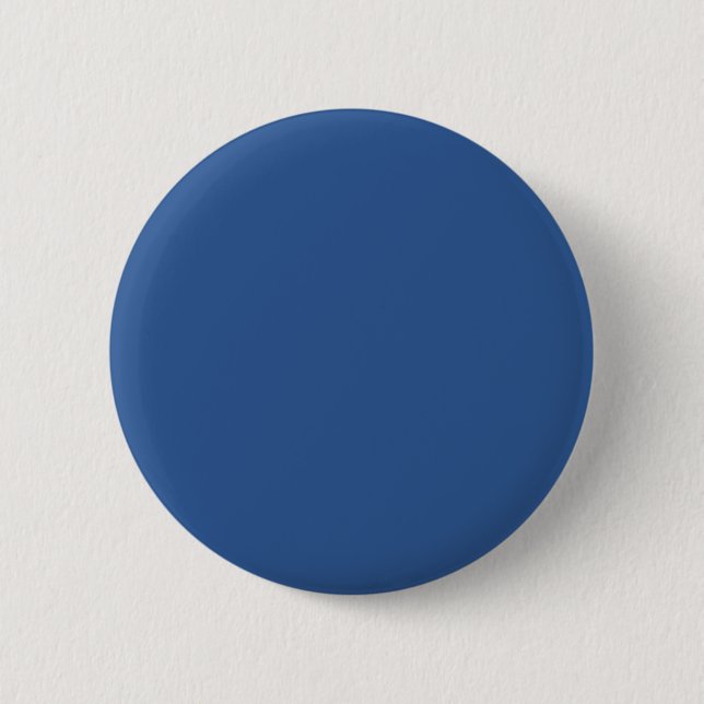  B'dazzled blue (solid colour)  2 Inch Round Button (Front)