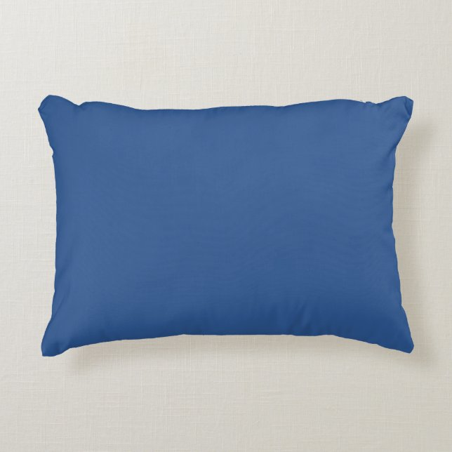  B'dazzled blue (solid colour)  Accent Pillow (Front)