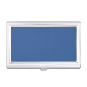  B'dazzled blue (solid colour)  Business Card Holder