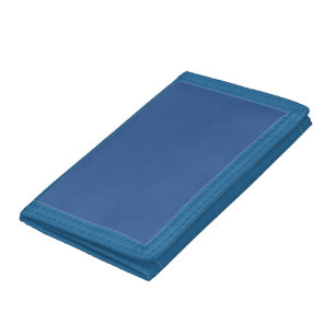  B'dazzled blue (solid colour)  Trifold Wallet