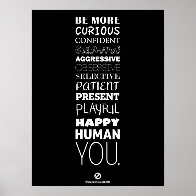 BE 12 Poster Large Blk (Front)